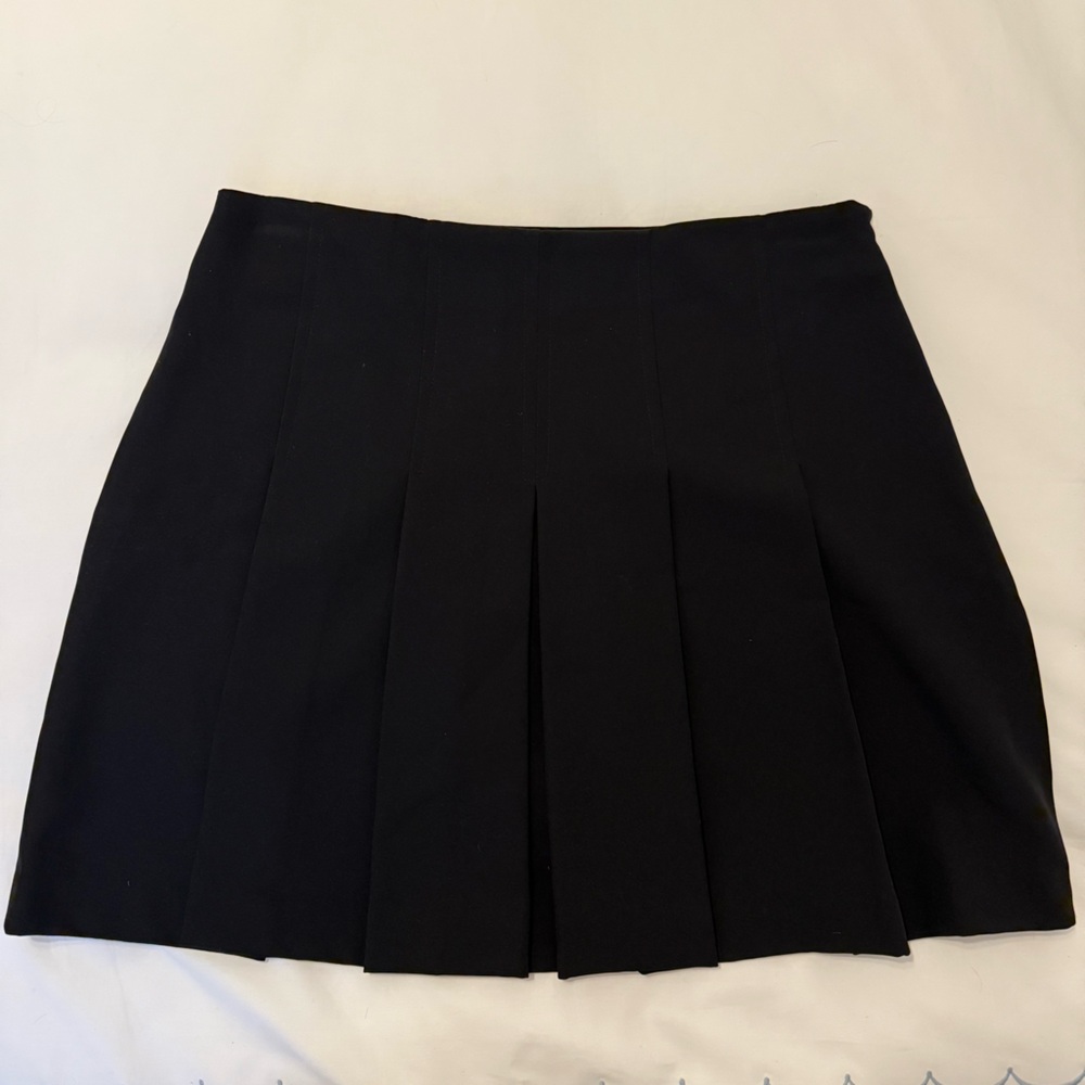 Zara Black Pleated Skirt